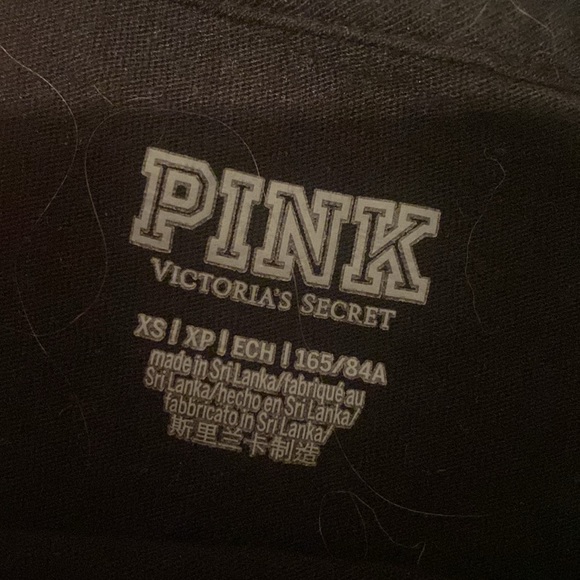 Victoria’s Secret PINK Christmas candy cane crop top size xs extra small - Picture 3 of 3